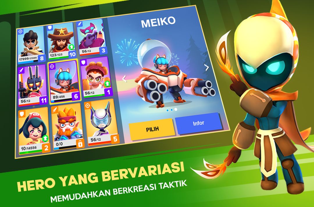 Heroes' Strike - 3v3 Moba Brawl Shooter - Offline screenshot game