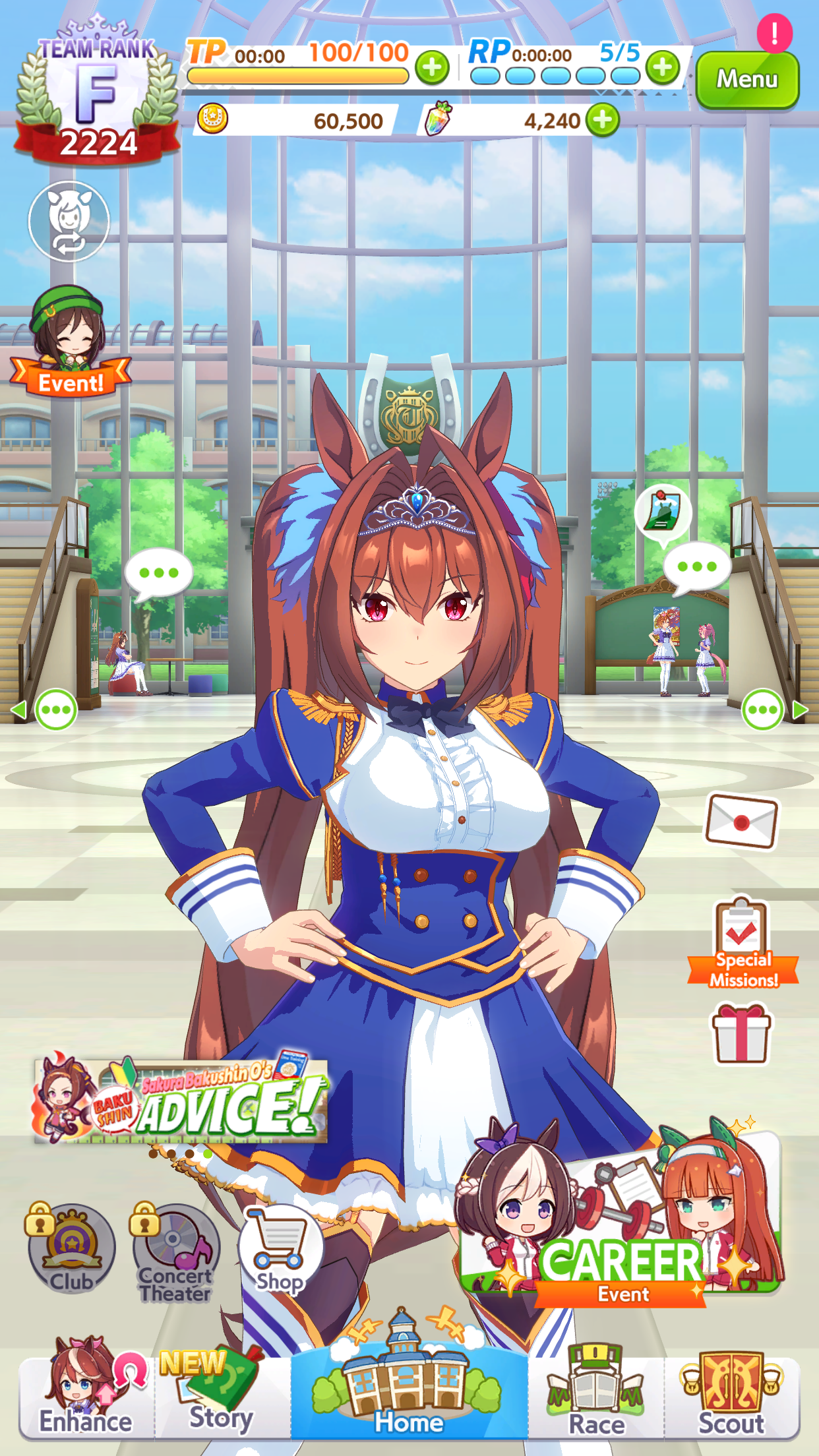 Captura de Tela do Jogo Umamusume: Pretty Derby