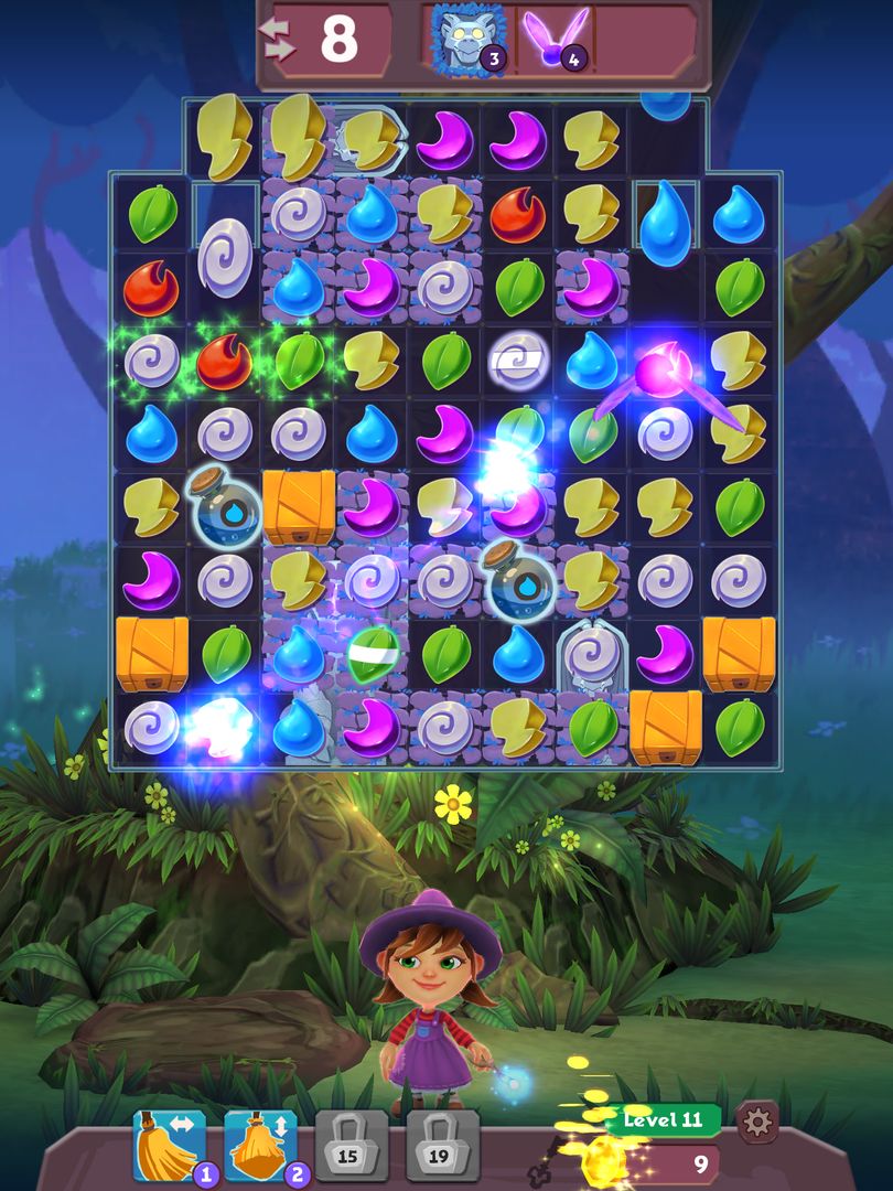 BeSwitched Magic Match 3 screenshot game