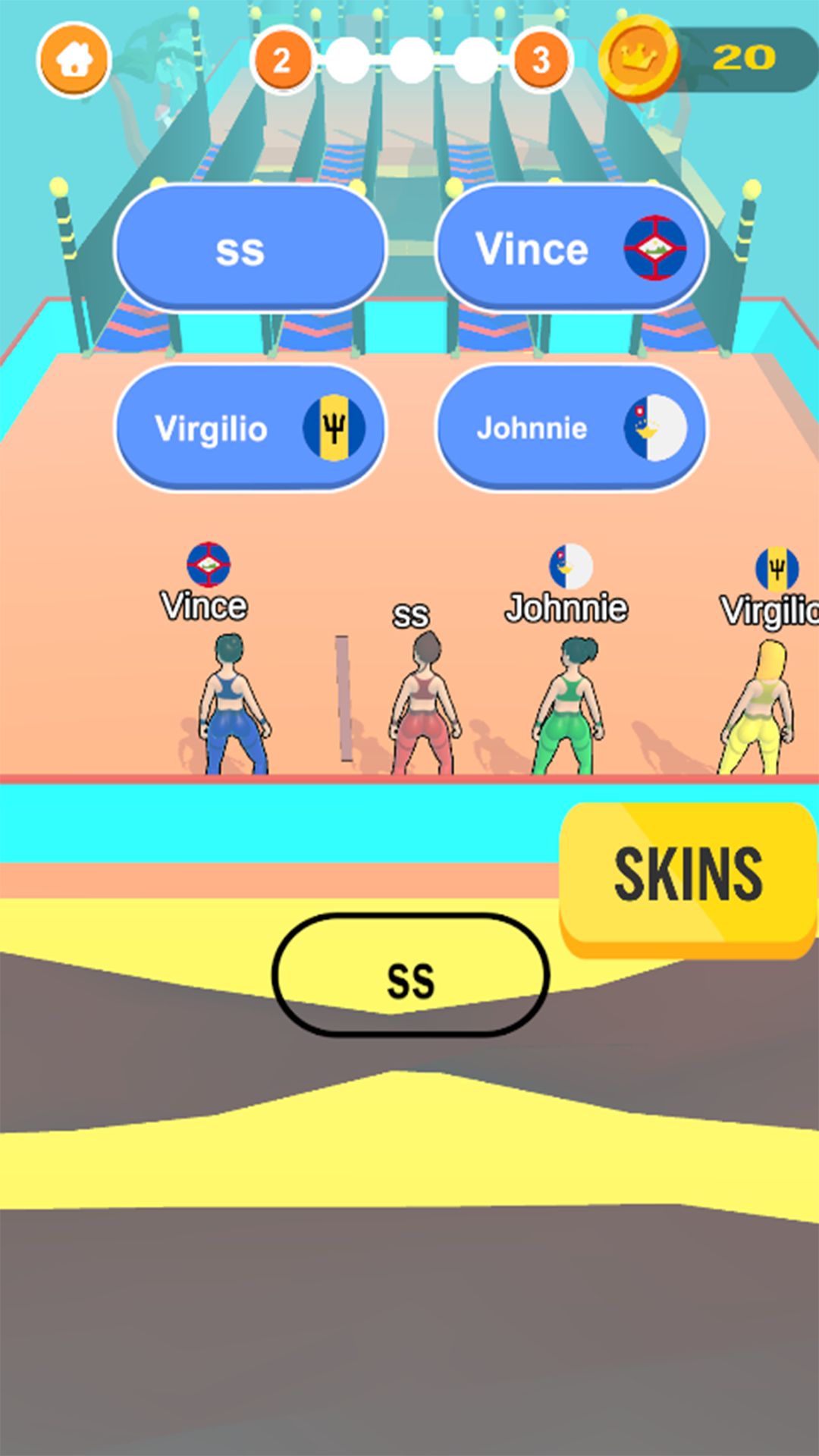 Twerk Race 3D Fun Run Game ภาพหน้าจอเกม