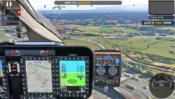 Captura de Tela do Jogo US Helicopter Simulator Games