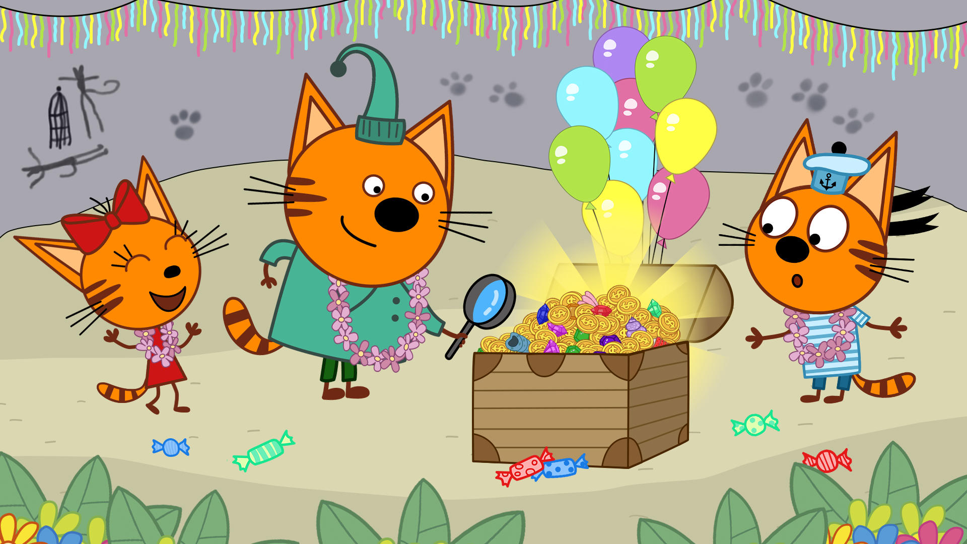 Kid-E-Cats: Kids birthday Game Screenshot