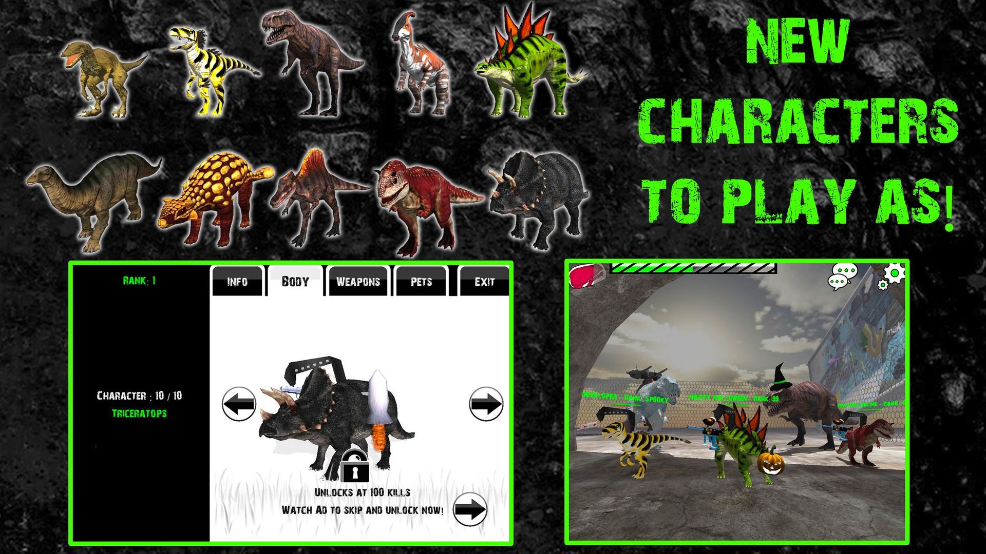 Screenshot of Raptors Online - Dinosaur Multiplayer
