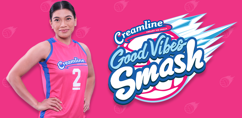 Banner of Creamline Good Vibes Smash 