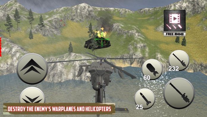 Battle Helicopter Combat遊戲截圖