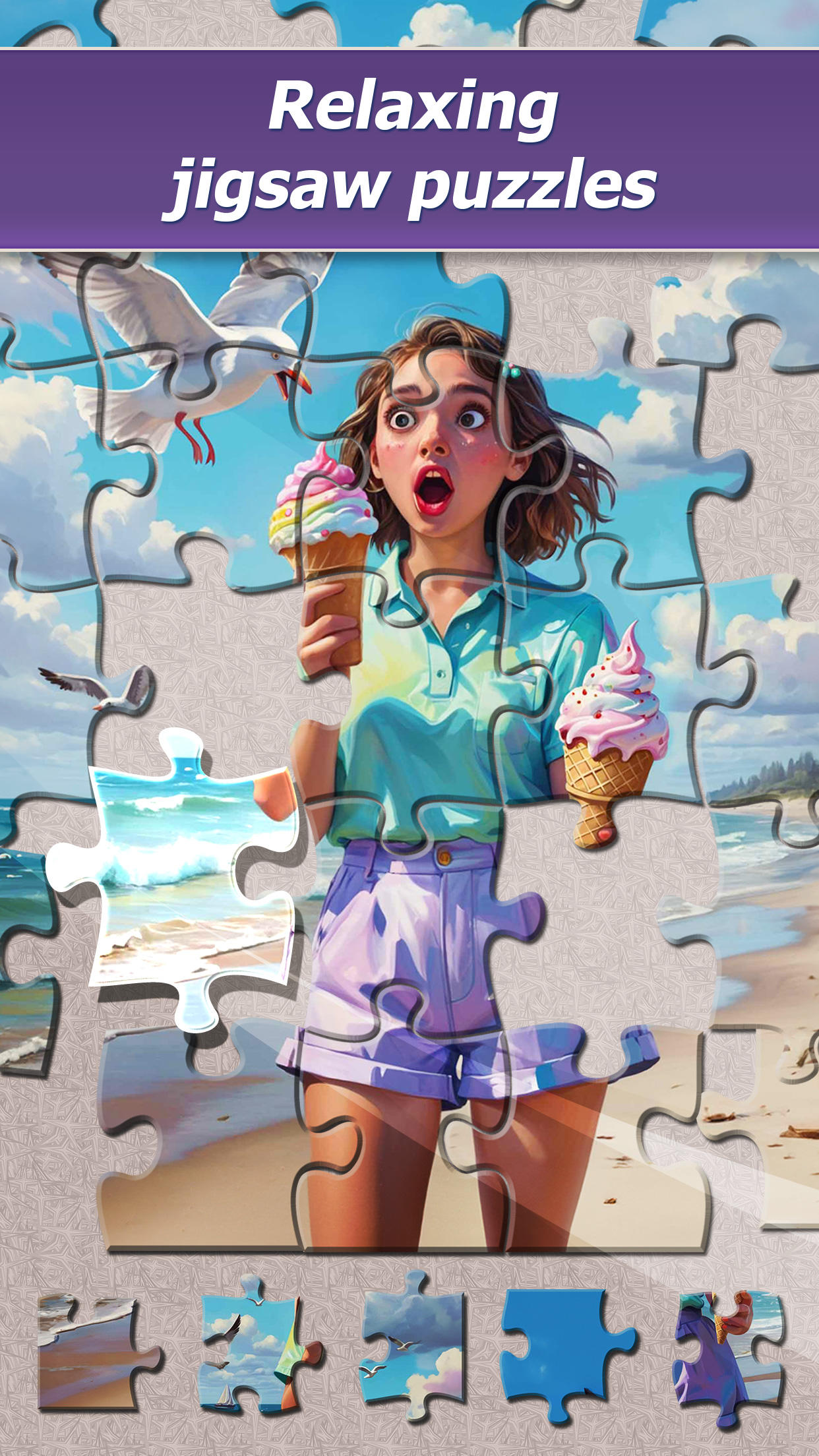 Jigsaw Puzzles Getaway ภาพหน้าจอเกม