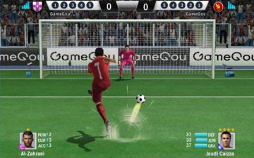 Captura de Tela do Jogo Soccer Shootout
