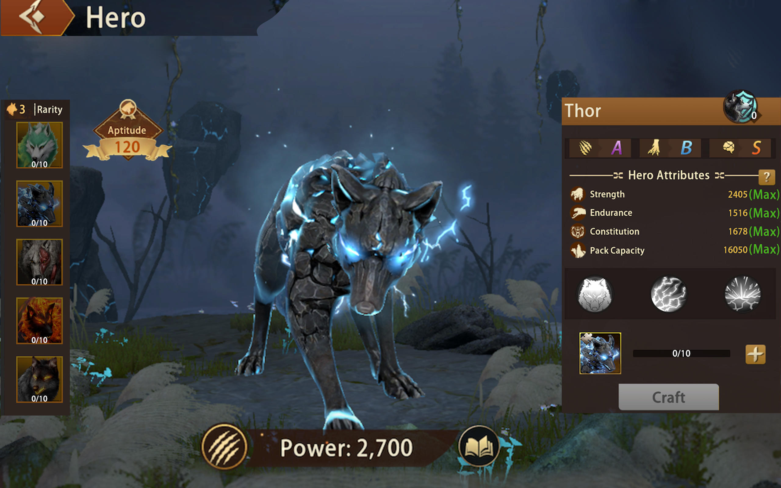 Wolf Game: Wild Animal Wars Game Screenshot