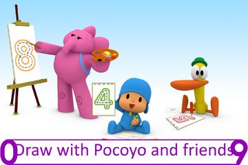 Pocoyo's Numbers game: 1, 2, 3 Game Screenshot