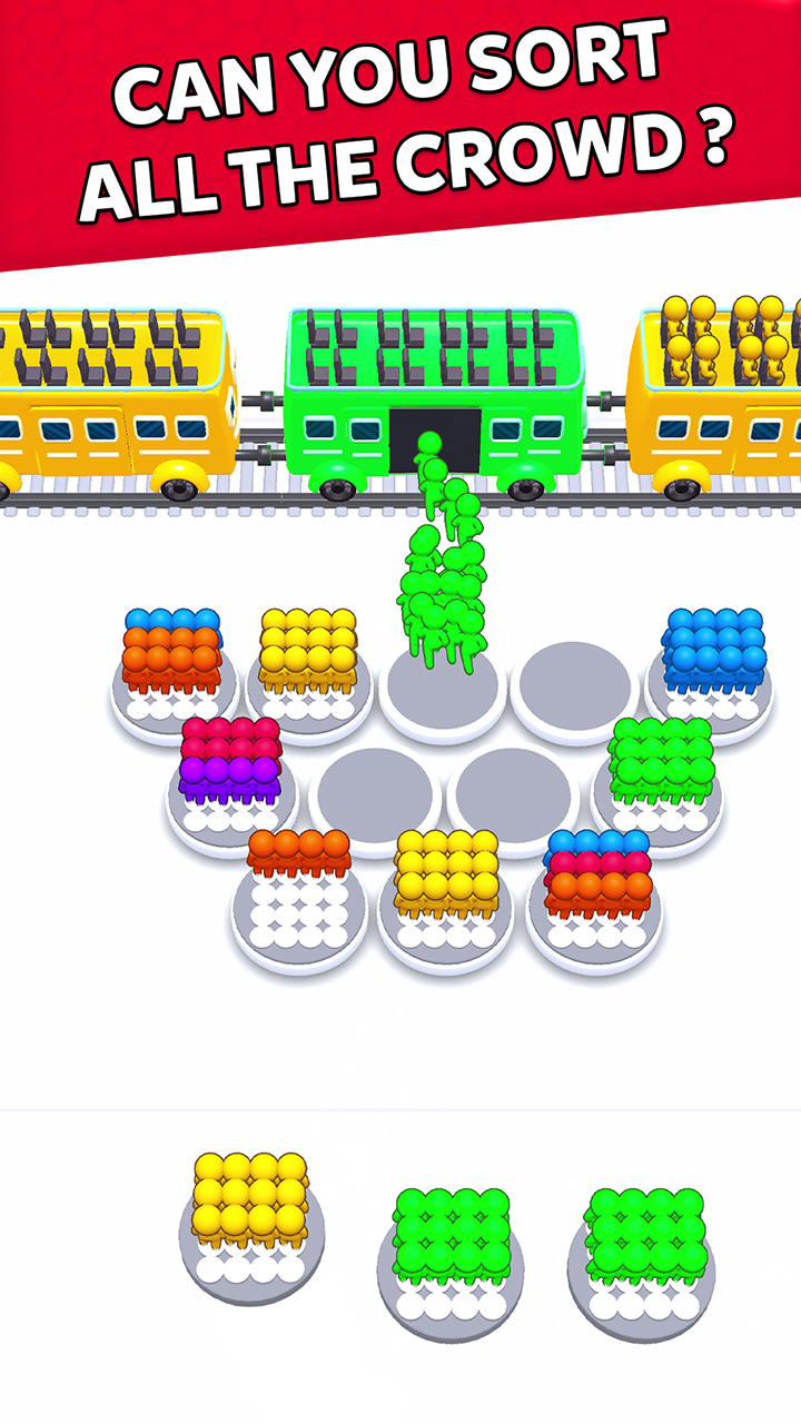 Crowd Sort ゲームのスクリーンショット