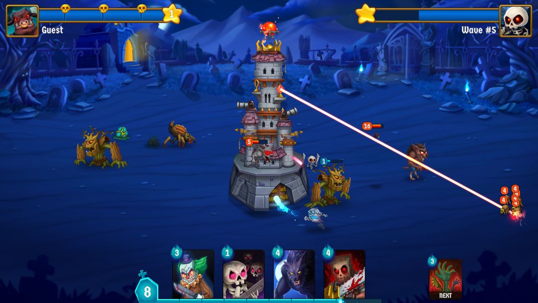 Screenshot of Spooky Wars - Castle Defense