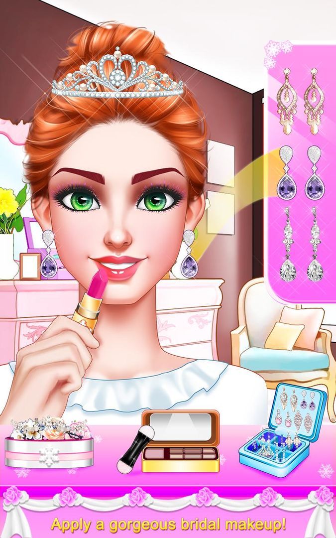 Snow Wedding Salon Girls SPA screenshot game