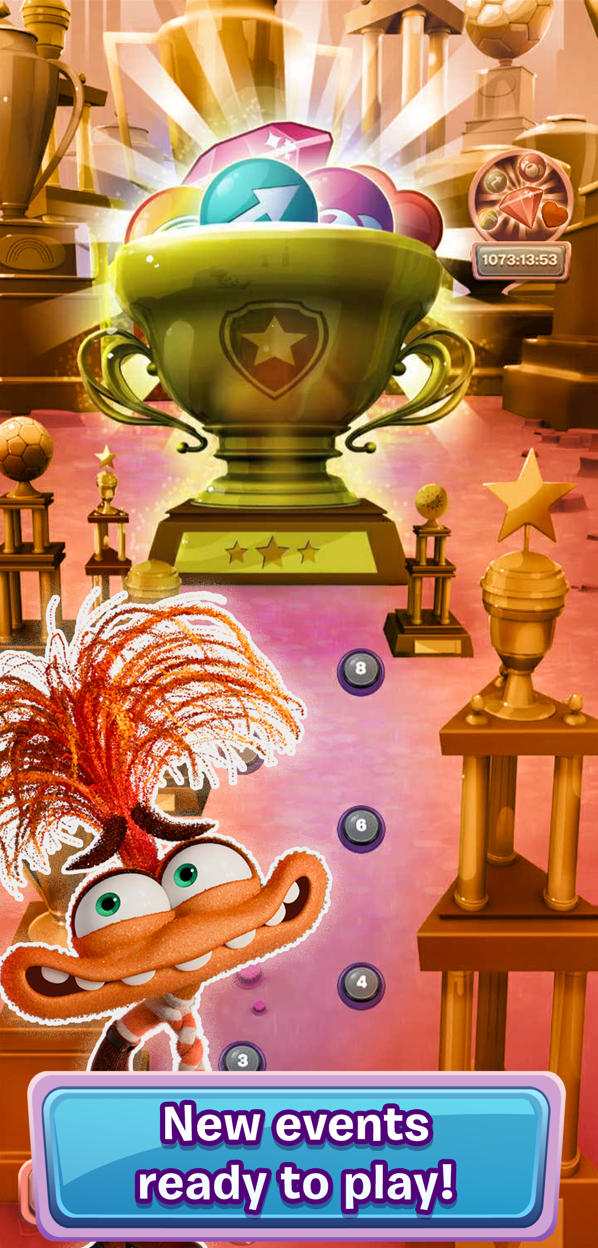 Inside Out Thought Bubbles Game Screenshot