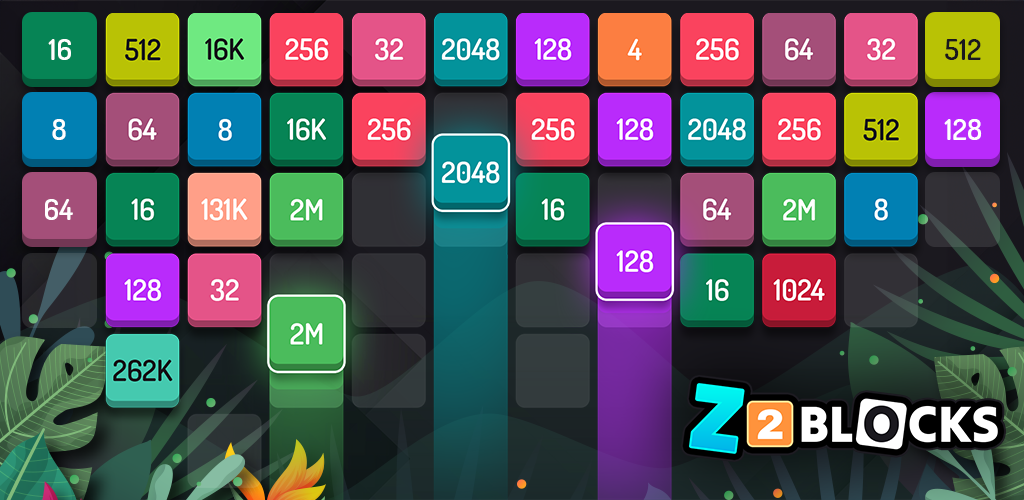 Z2 Blocks: 2048 マージゲーム のビデオのスクリーンショット