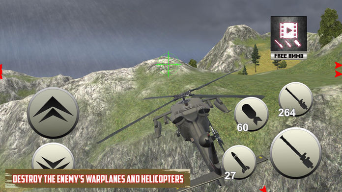 Battle Helicopter Combat 게임 스크린 샷