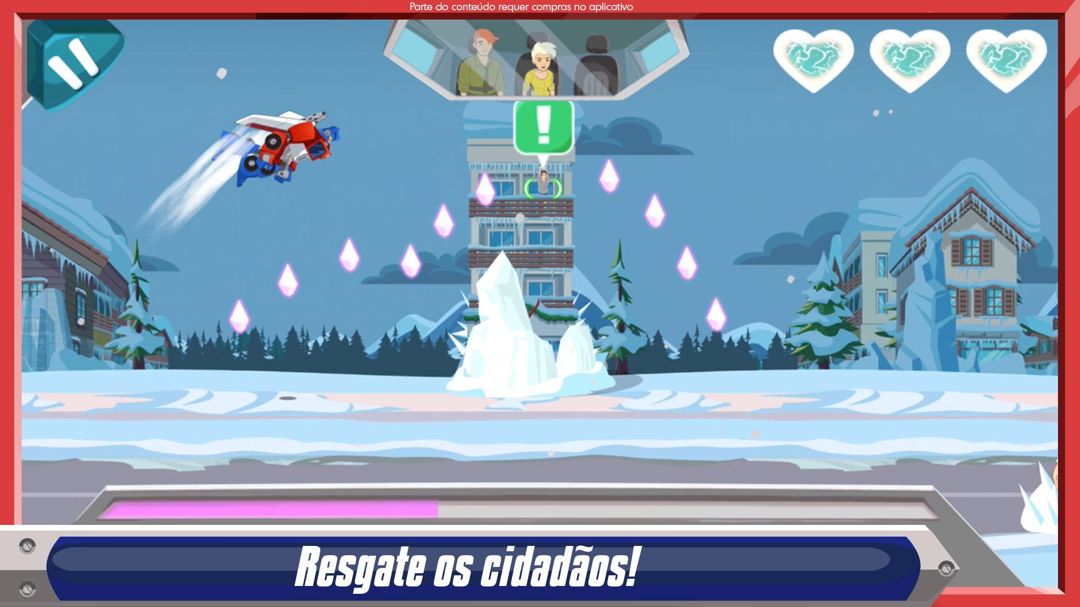 Captura de Tela do Jogo Transformers Rescue Bots: Dash