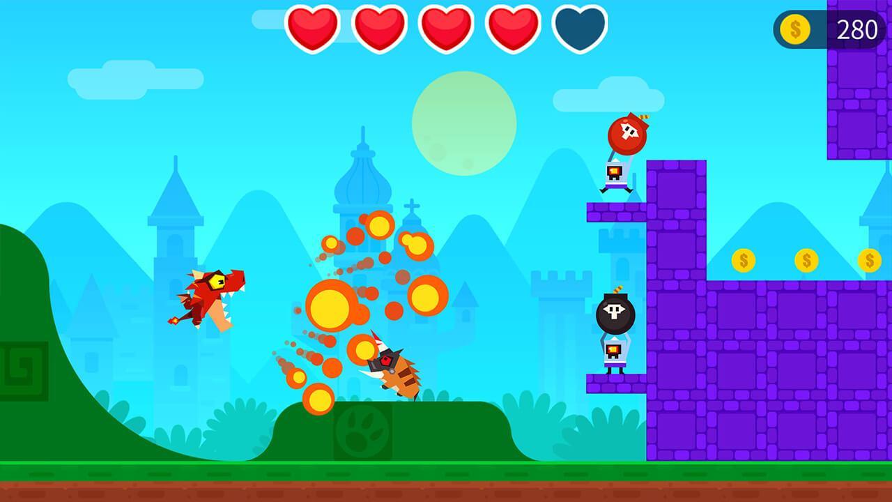 Sky Dragon Dash Game Screenshot