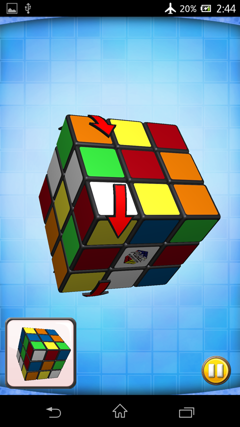 体験！６面完成＠ルービックキューブ Game Screenshot
