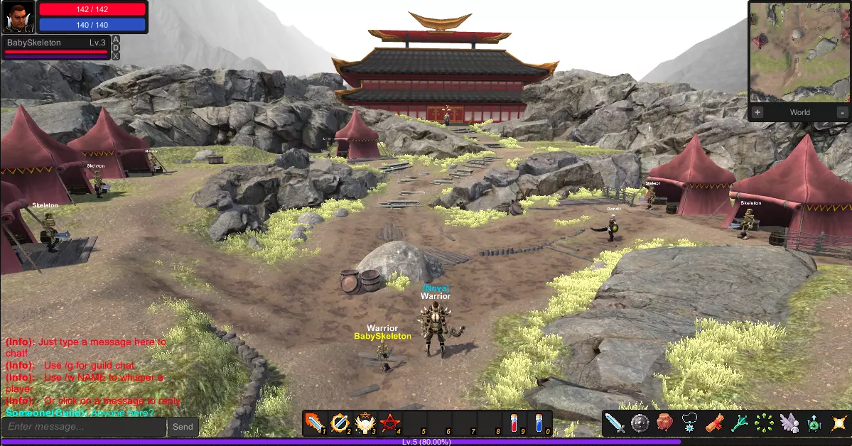 BPoint MMO Mobile Game Screenshot