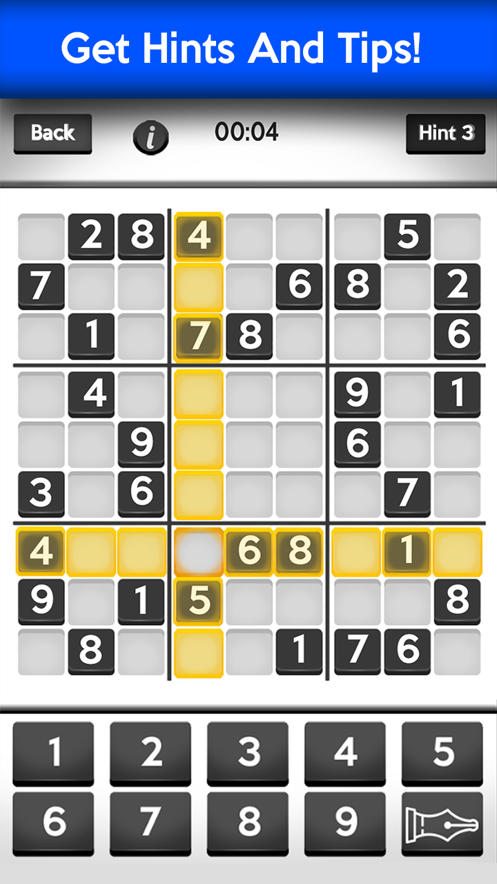 Sudoku ภาพหน้าจอเกม