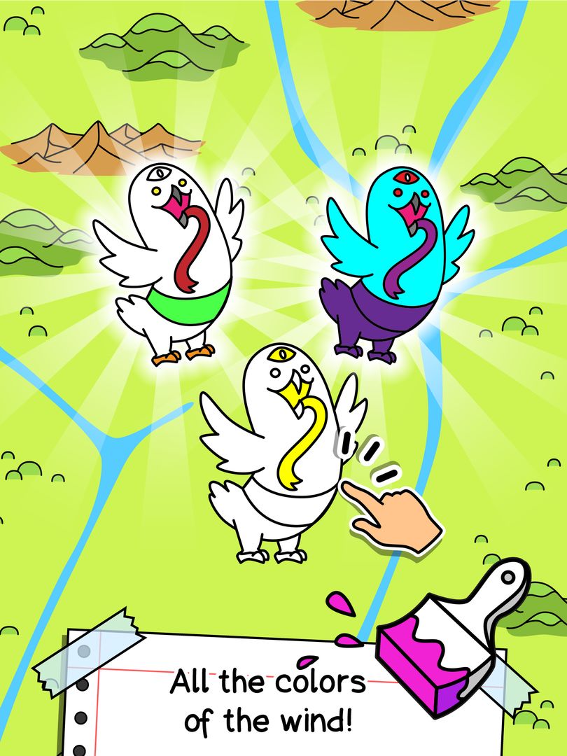 Screenshot of Birds Evolution: Merge Game