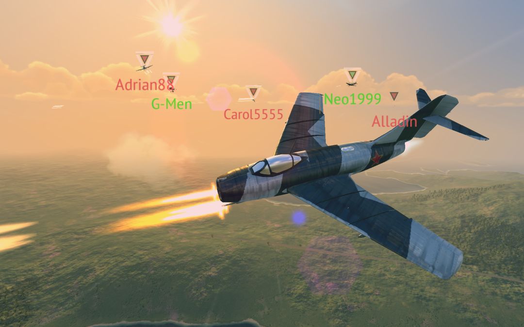 Warplanes: Online Combat 게임 스크린 샷
