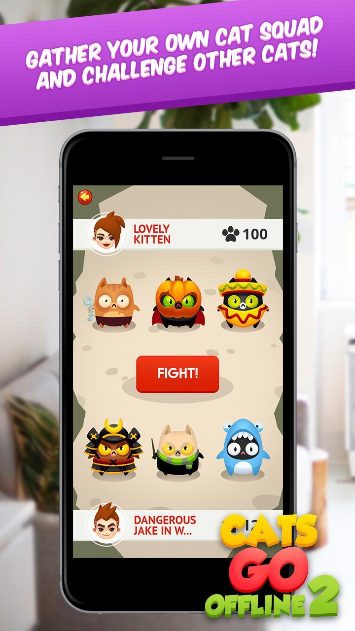 Cats GO without GPS Game Screenshot