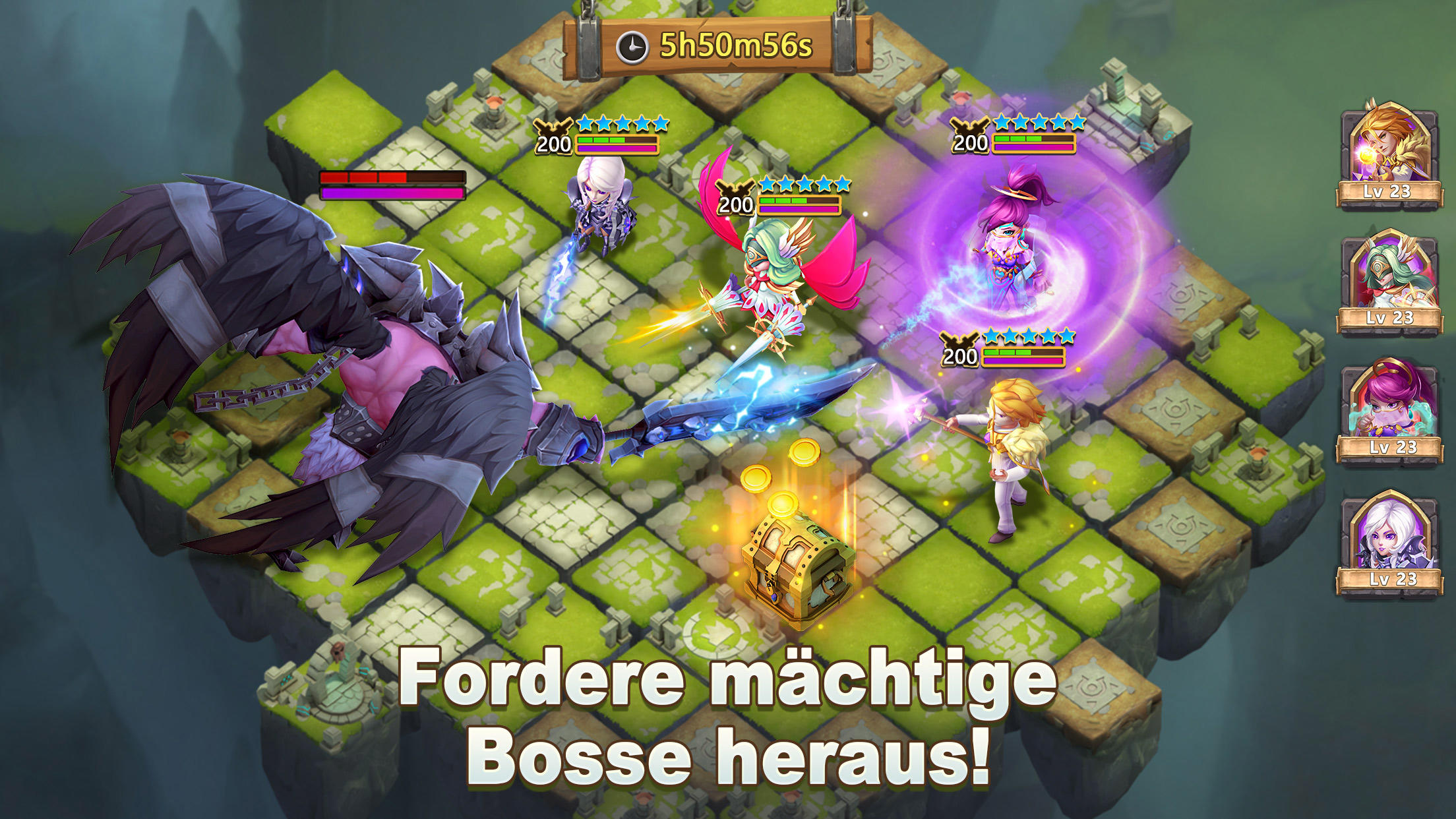 Castle Clash: King's Castle DE Game Screenshot