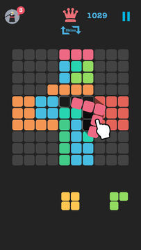 Captura de Tela do Jogo Fill The Blocks - Puzzle Game