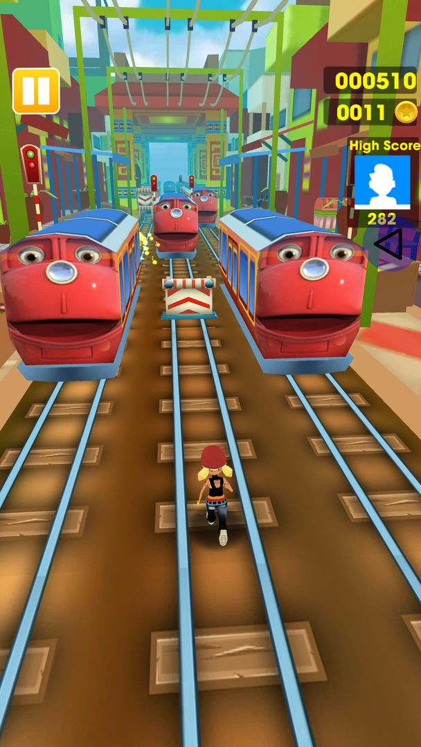 Train Subway Surfers Run 게임 스크린 샷