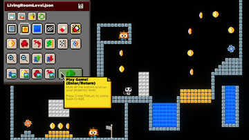 Pandamander's Projector Platformer Game Screenshot
