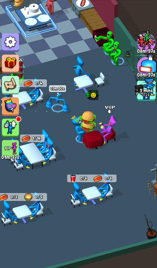 Screenshot of Rainbow Restaurant Cook Tycoon