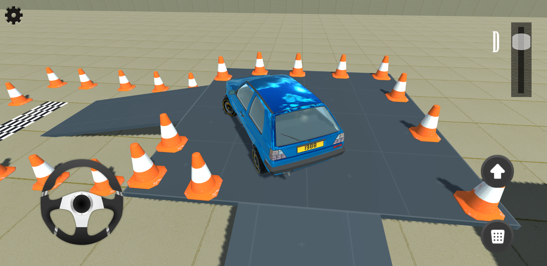 Captura de Tela do Jogo Racing Car Parking