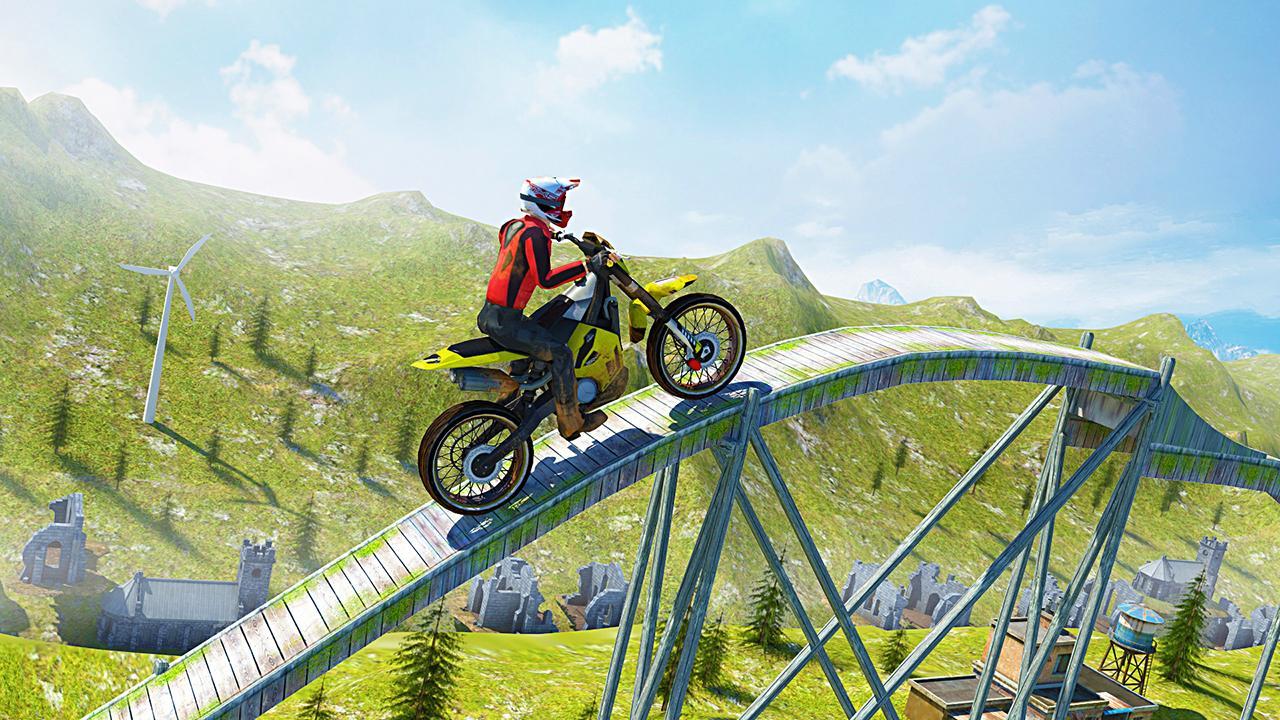 Stunt Bike Hero Game Screenshot