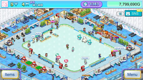 Screenshot of the video of Skating Rink Story