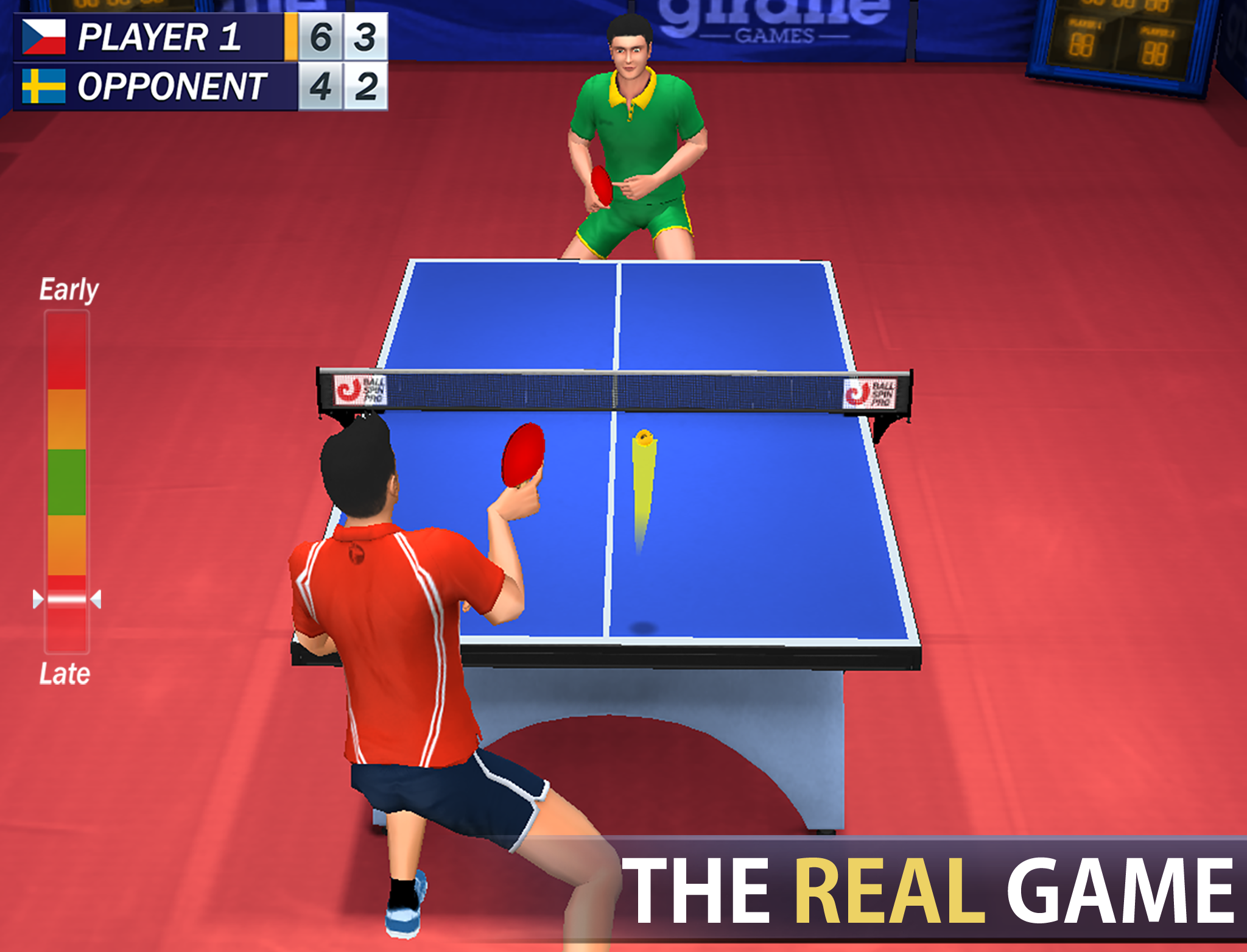Table Tennis Game Screenshot