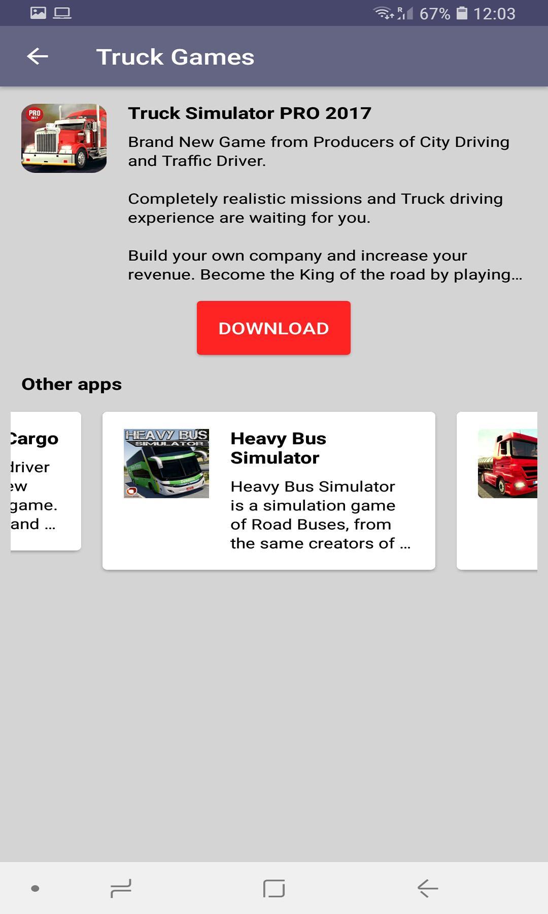 3D Driving Games: Bus, Truck Simulators 2019 Game Screenshot
