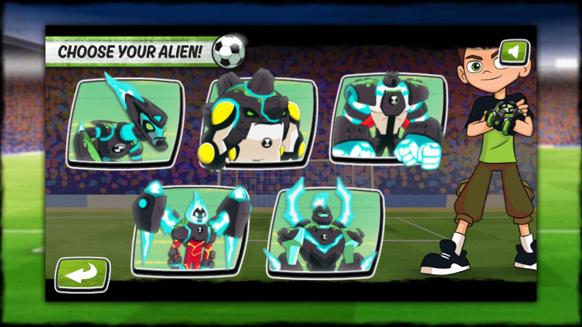 Ben and penalty world cup omni Game Screenshot