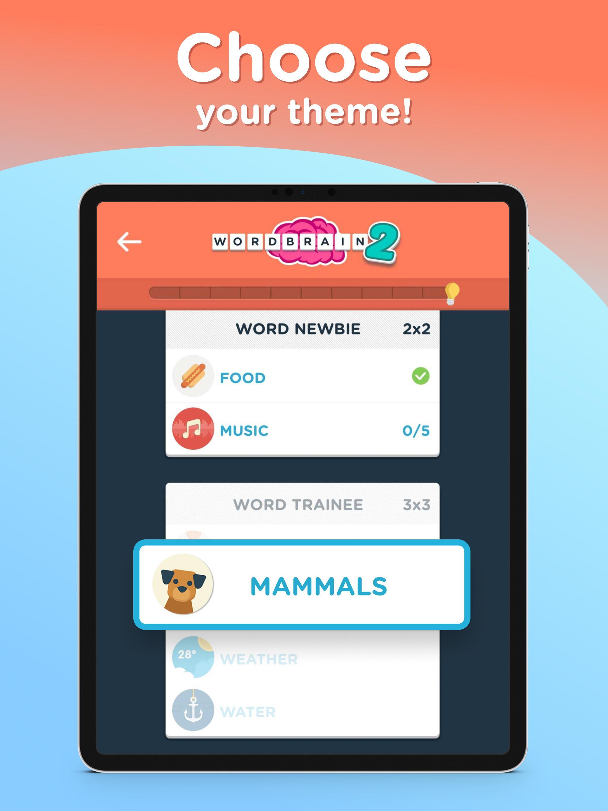 WordBrain 2 게임 스크린샷