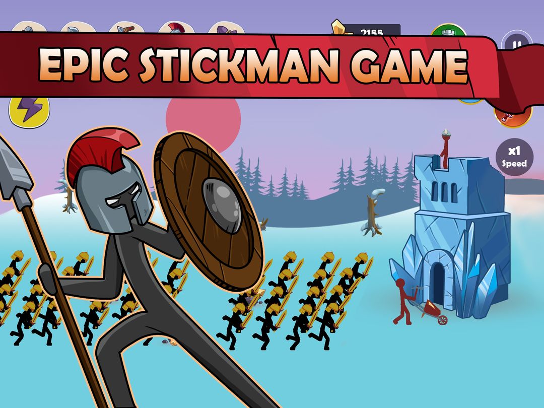 Stickman War Legend of Stick 게임 스크린 샷