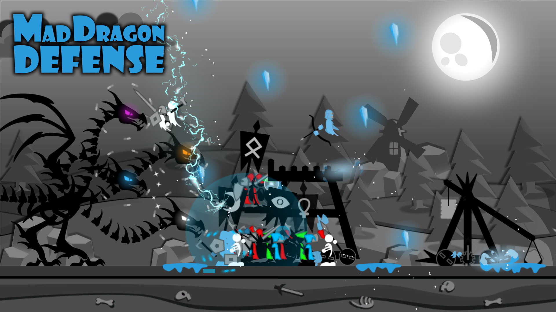 Mad Dragon Defense Game Screenshot