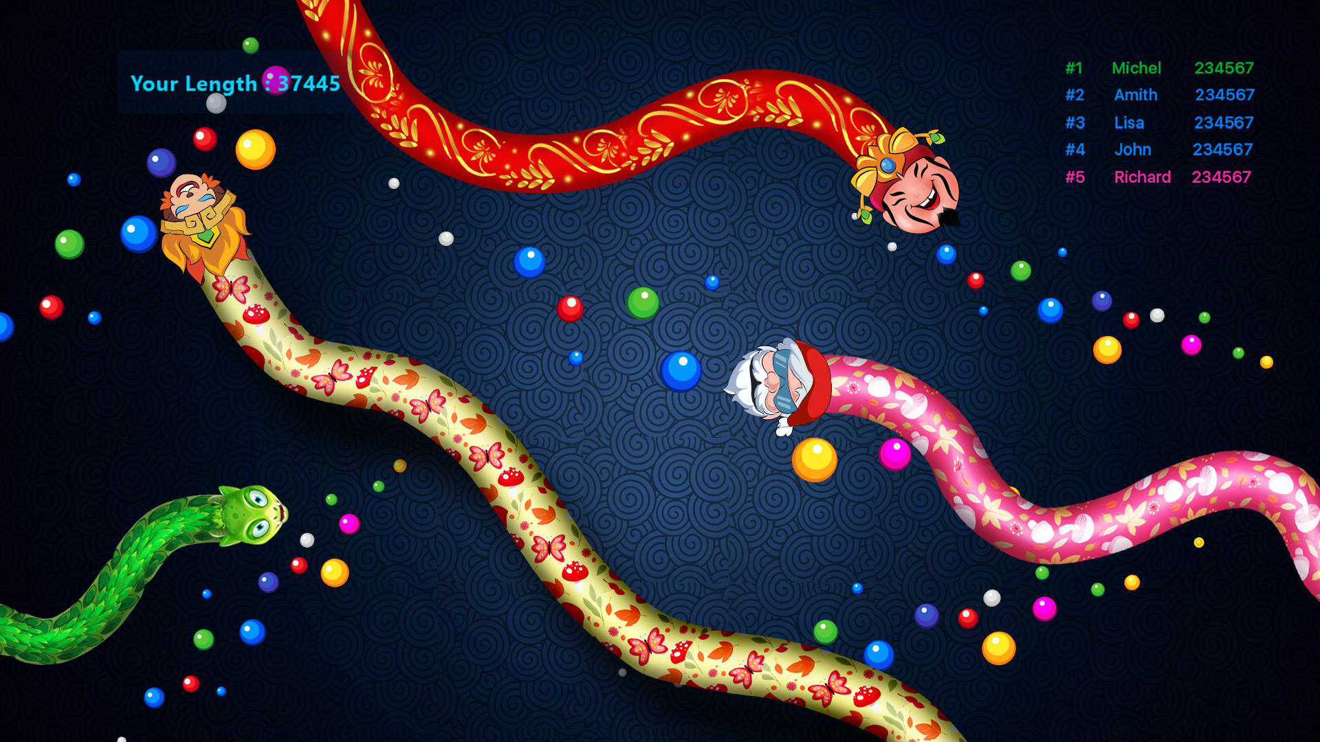 Screenshot 9 of Sneak.io - Snake Game 