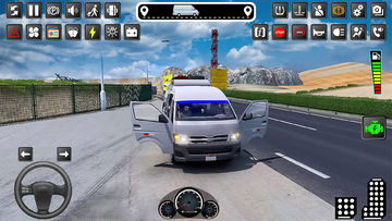 Dubai Van Simulator Car Game Game Screenshot