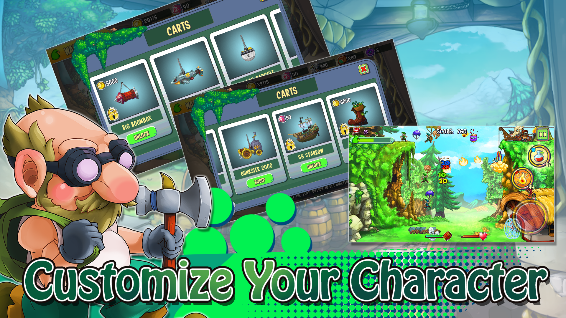Cuplikan Layar Game Gnome More War Defense Shooter