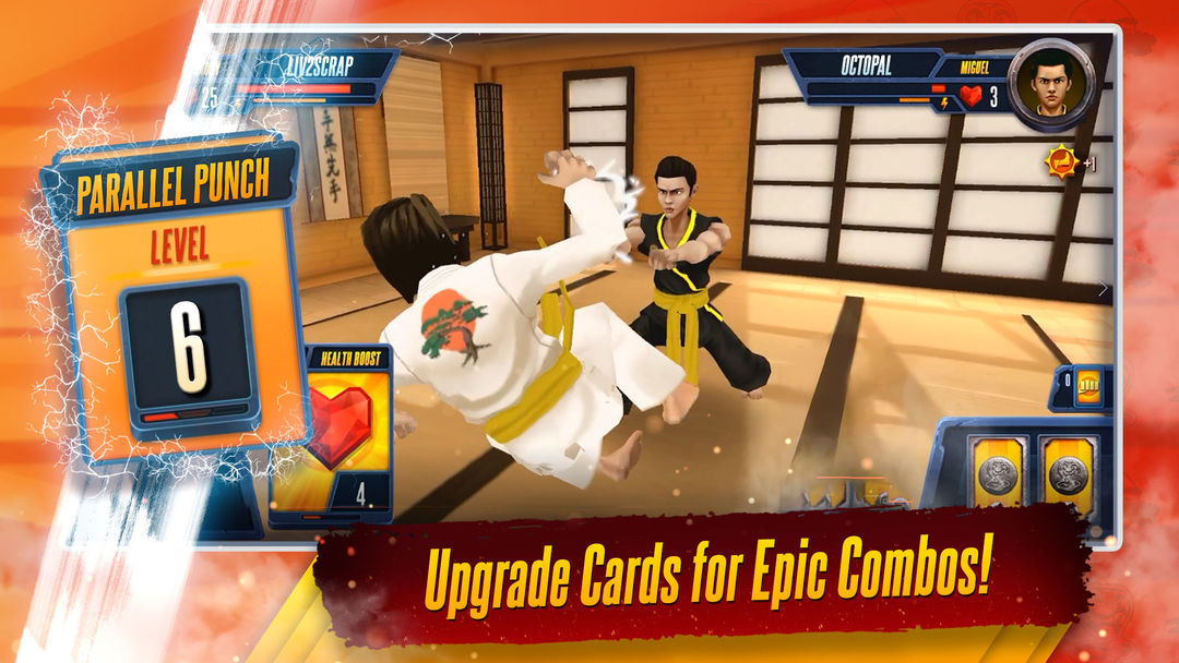 Screenshot of Cobra Kai: Card Fighter