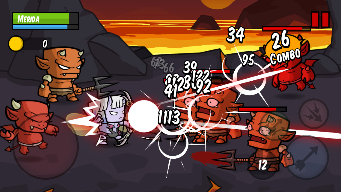 Battle Hunger: 2D Hack n Slash Game Screenshot