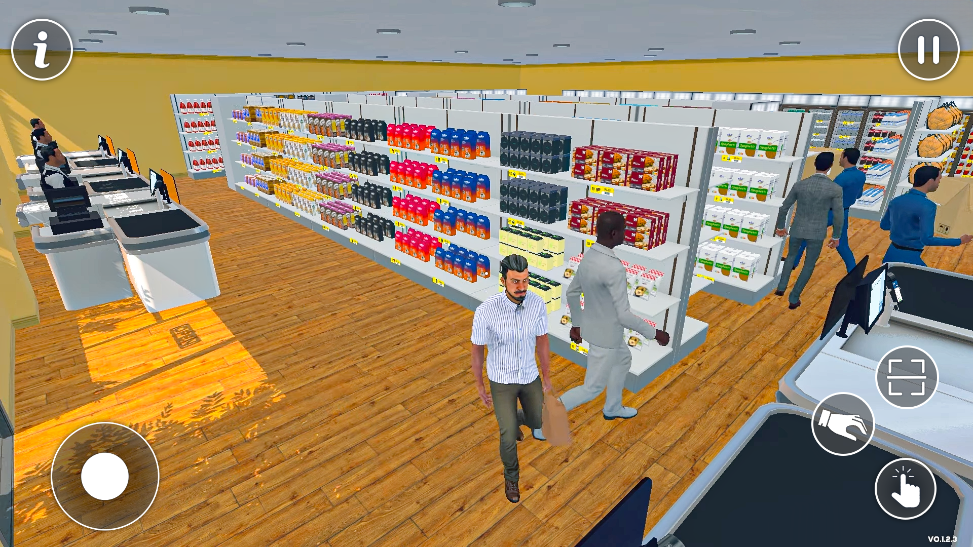 Supermarket Cashier Games 3D screenshot game