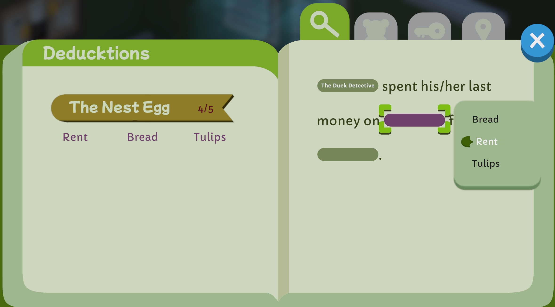 Duck Detective: Secret Salami Game Screenshot