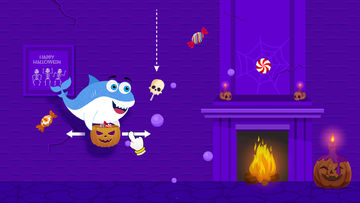 Baby Shark - Candy Challenge Game Screenshot