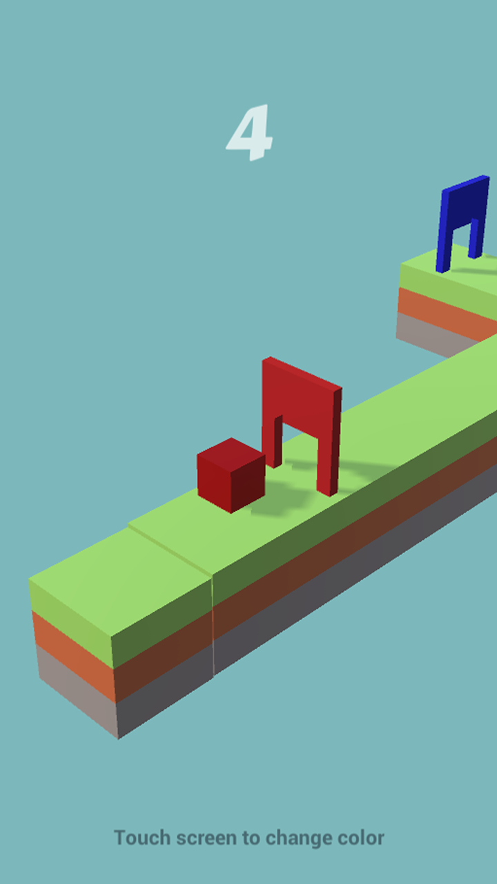 Captura de Tela do Jogo 立方穿越